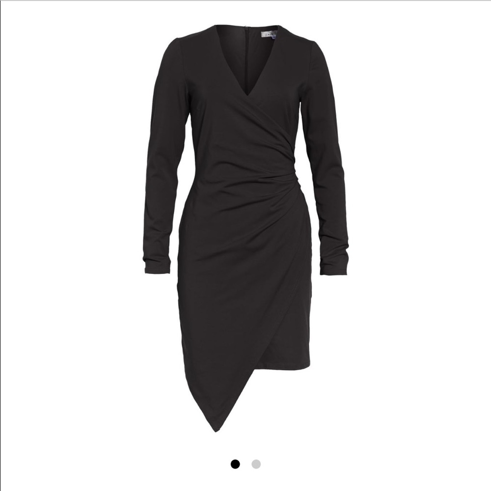 adelyn rae ruched jersey sheath dress
